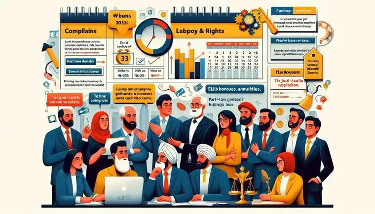 شکایت از کارفرما بابت عیدی