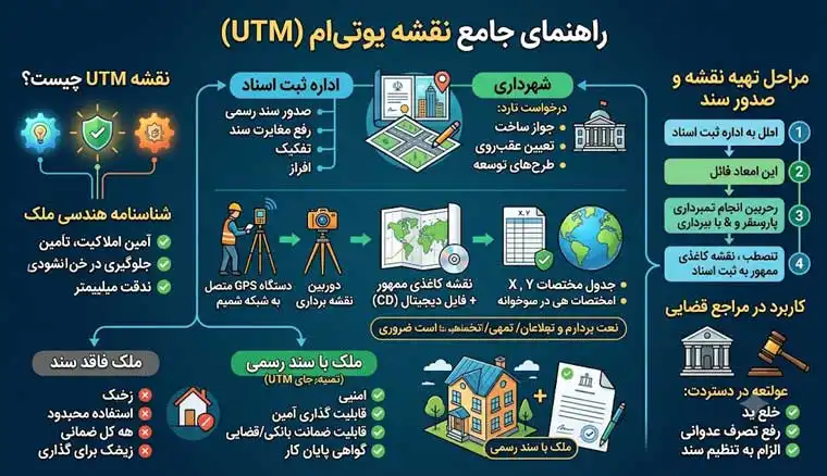 نقشه یو تی ام