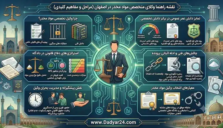 وکیل مواد مخدر در اصفهان