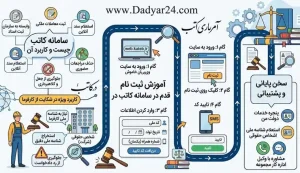 سامانه کاتب چیست : آموزش ثبت نام