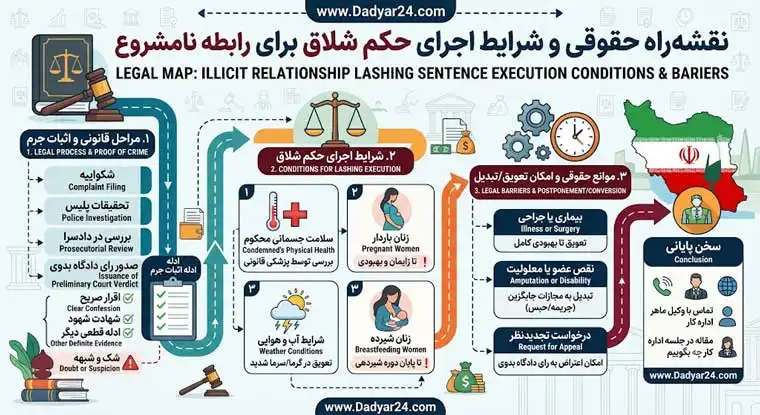 شرایط اجرای حکم شلاق رابطه نامشروع
