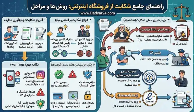 شکایت از فروشگاه اینترنتی