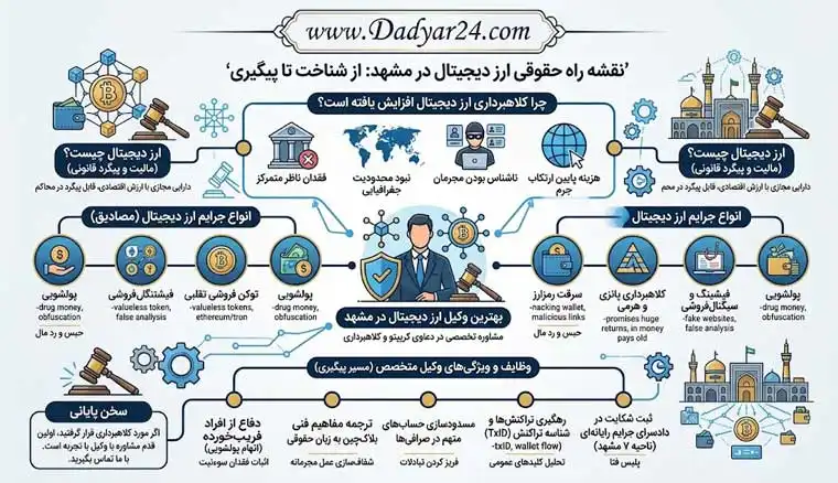وکیل ارز دیجیتال در مشهد