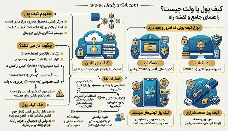 کیف پول یا ولت چیست؟